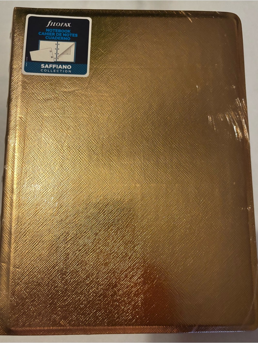 Filofax Saffiano Notebook Rose Gold New